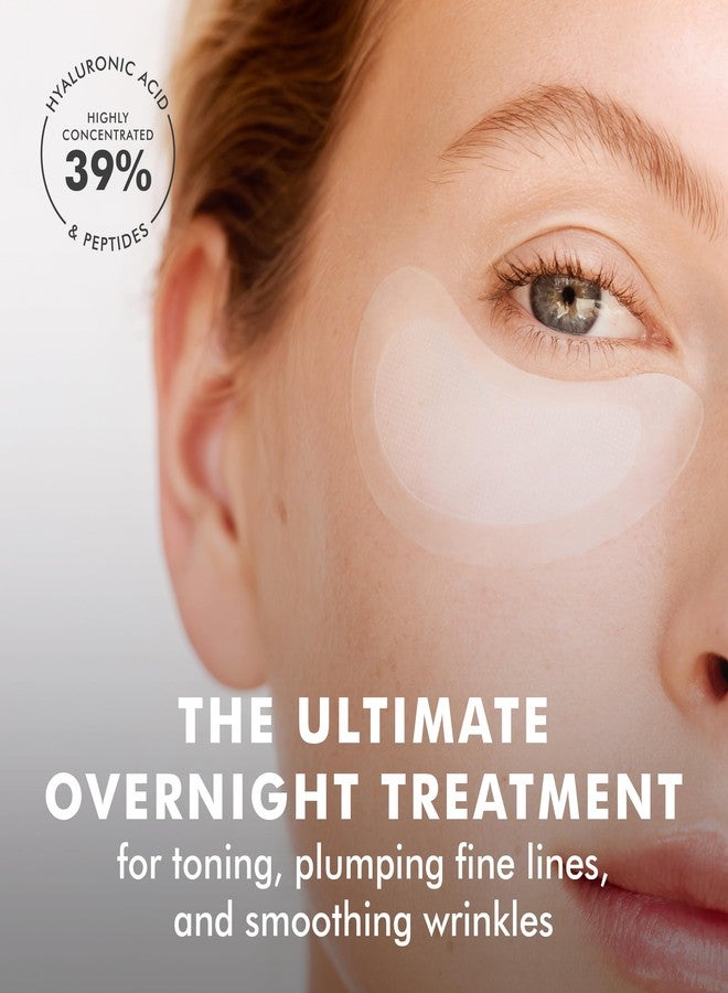 سكاين أيسلندا لصقات العين الدقيقة القابلة للذوبان من سكين آيسلاند، تحتوي على 39% من حمض الهيالورونيك والببتيدات، قناع ليلي للعين مانع للانزلاق، يُعالج الخطوط الدقيقة والتجاعيد ويُشد البشرة، نباتي، مناسب لجميع أنواع البشرة، زوج واحد - Image 2